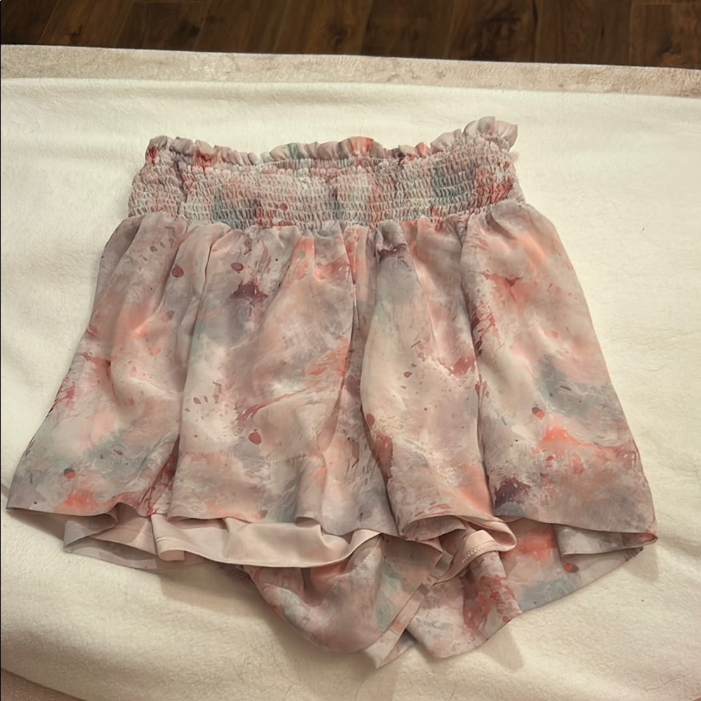 Pastel Tie-Dye Shorts
